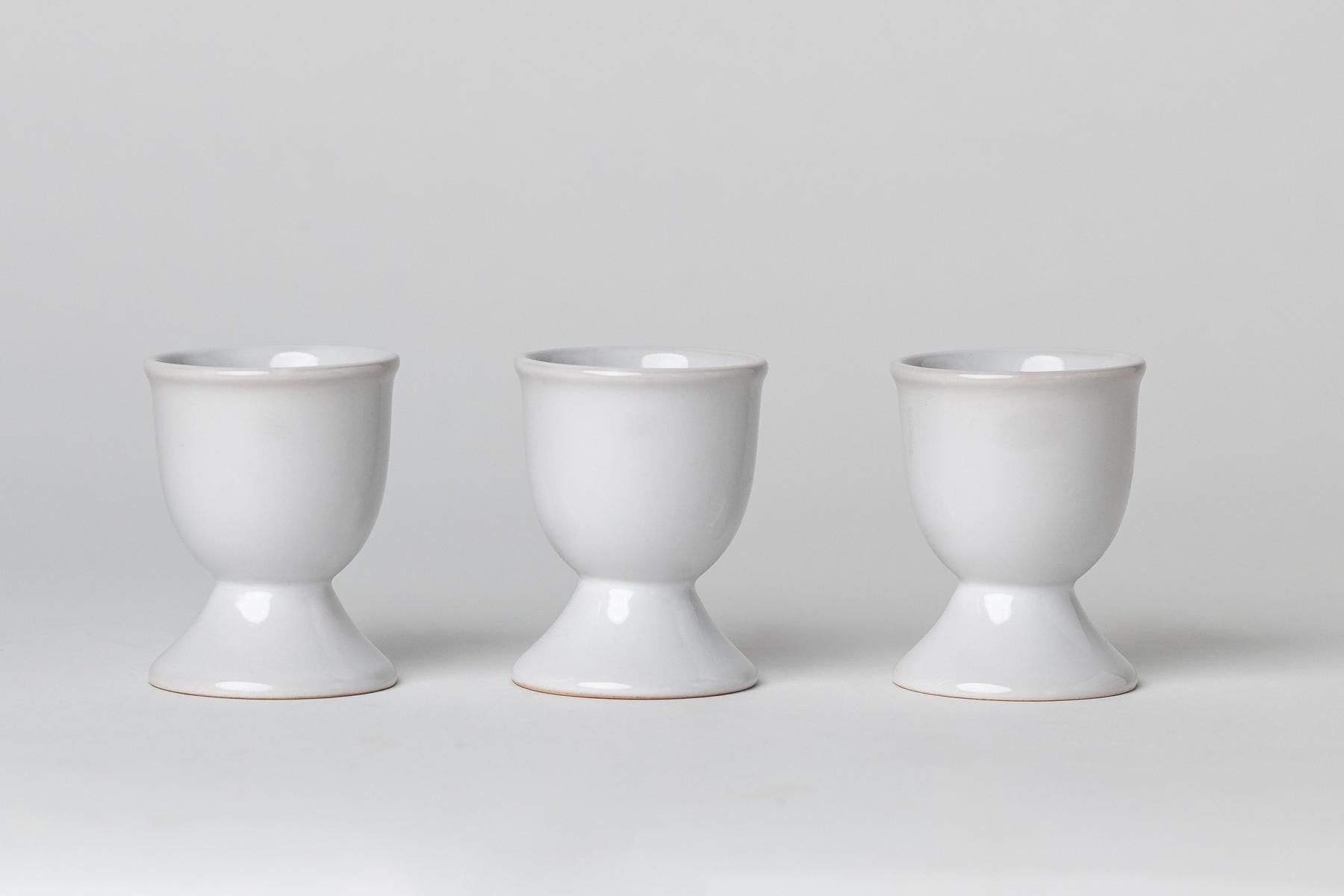 White Ceramic Egg Holders