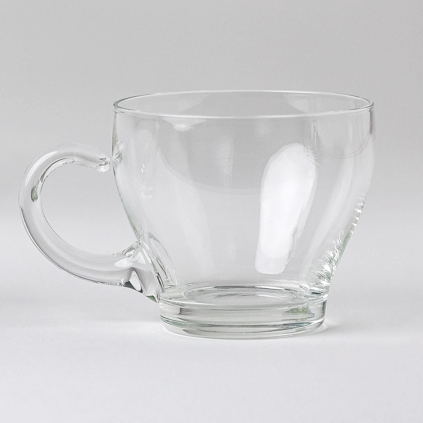 Stemmed Punch Bowl with 12 Cups