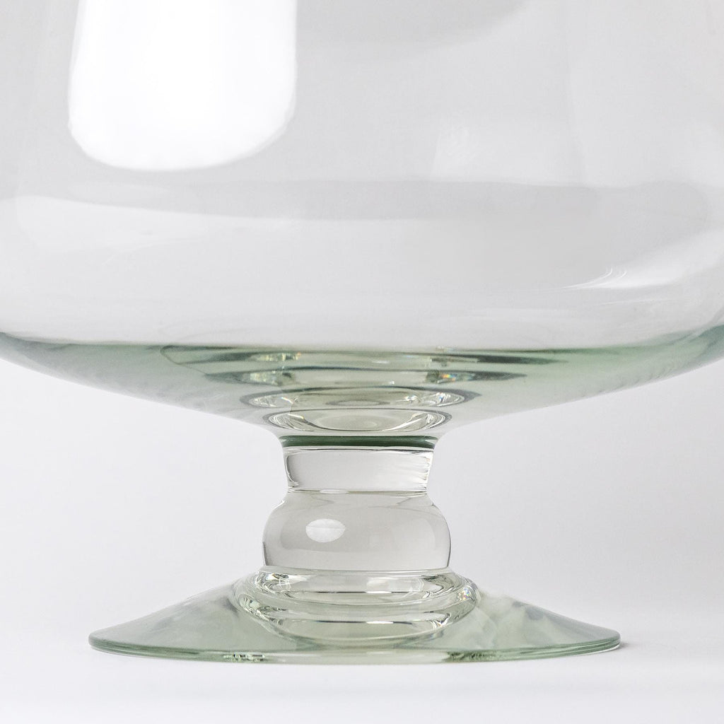 Stemmed Punch Bowl with 12 Cups