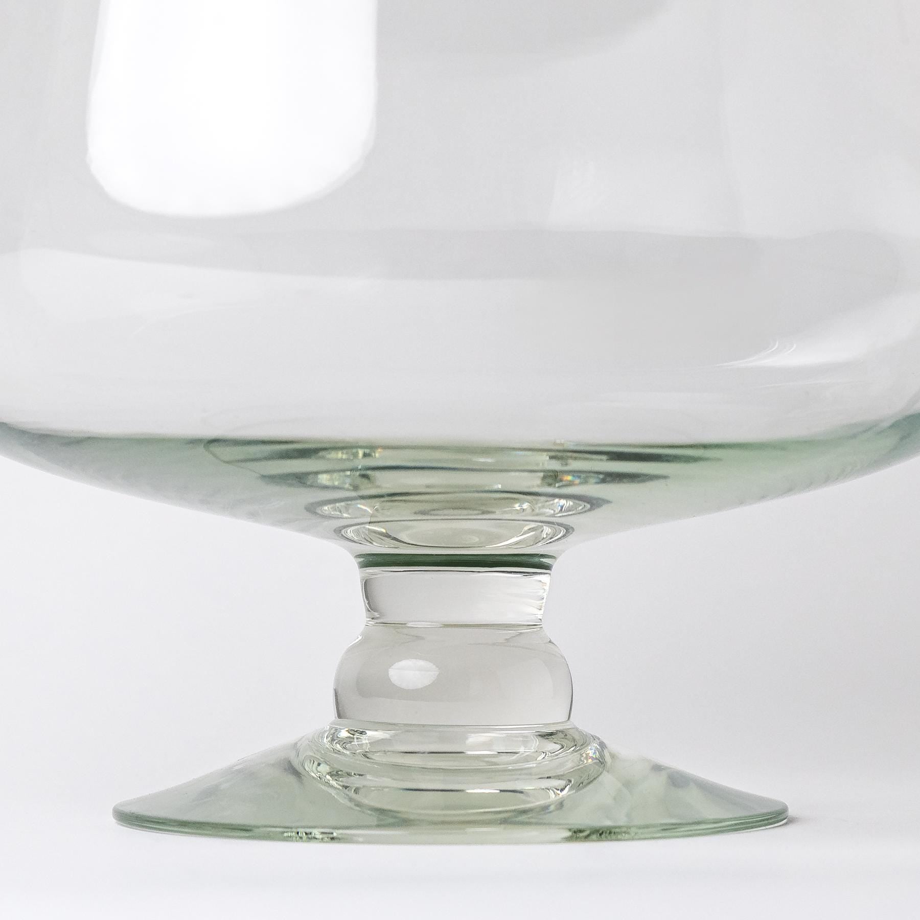 Stemmed Punch Bowl with 12 Cups