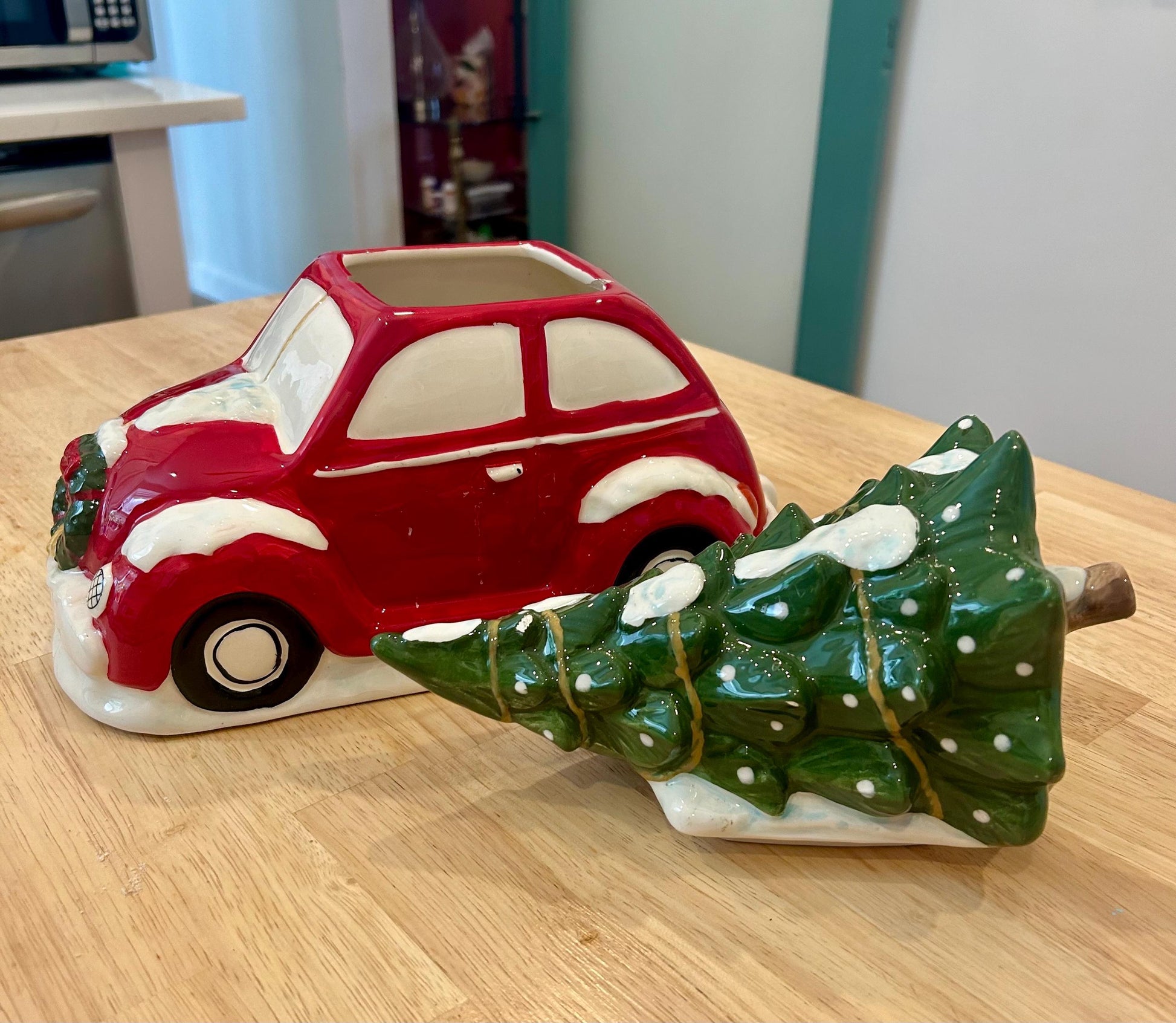 Red Bug with Tree Cookie Jar