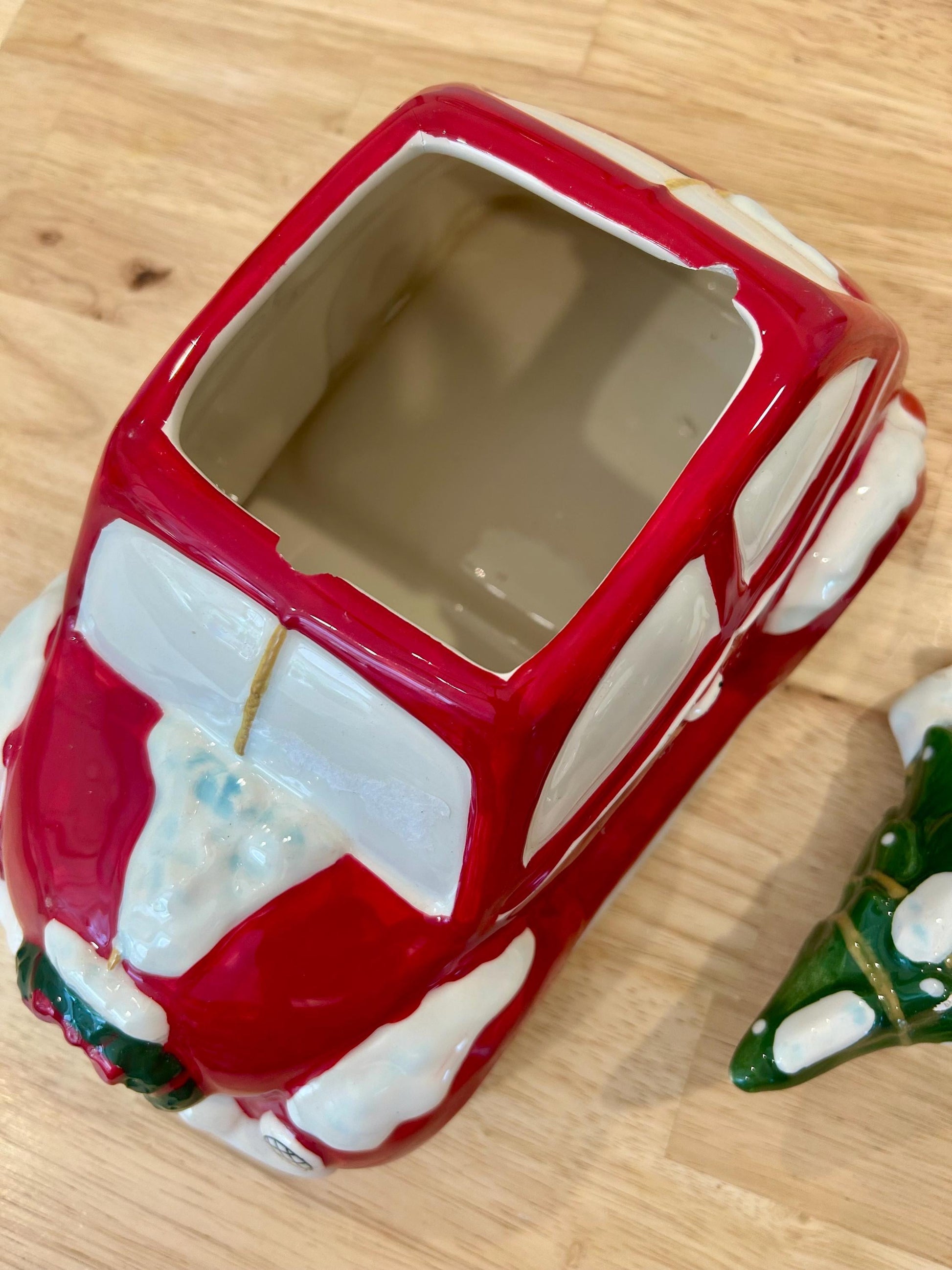 Red Bug with Tree Cookie Jar