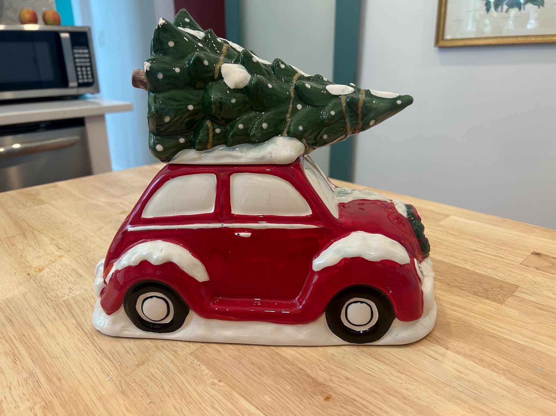 Red Bug with Tree Cookie Jar