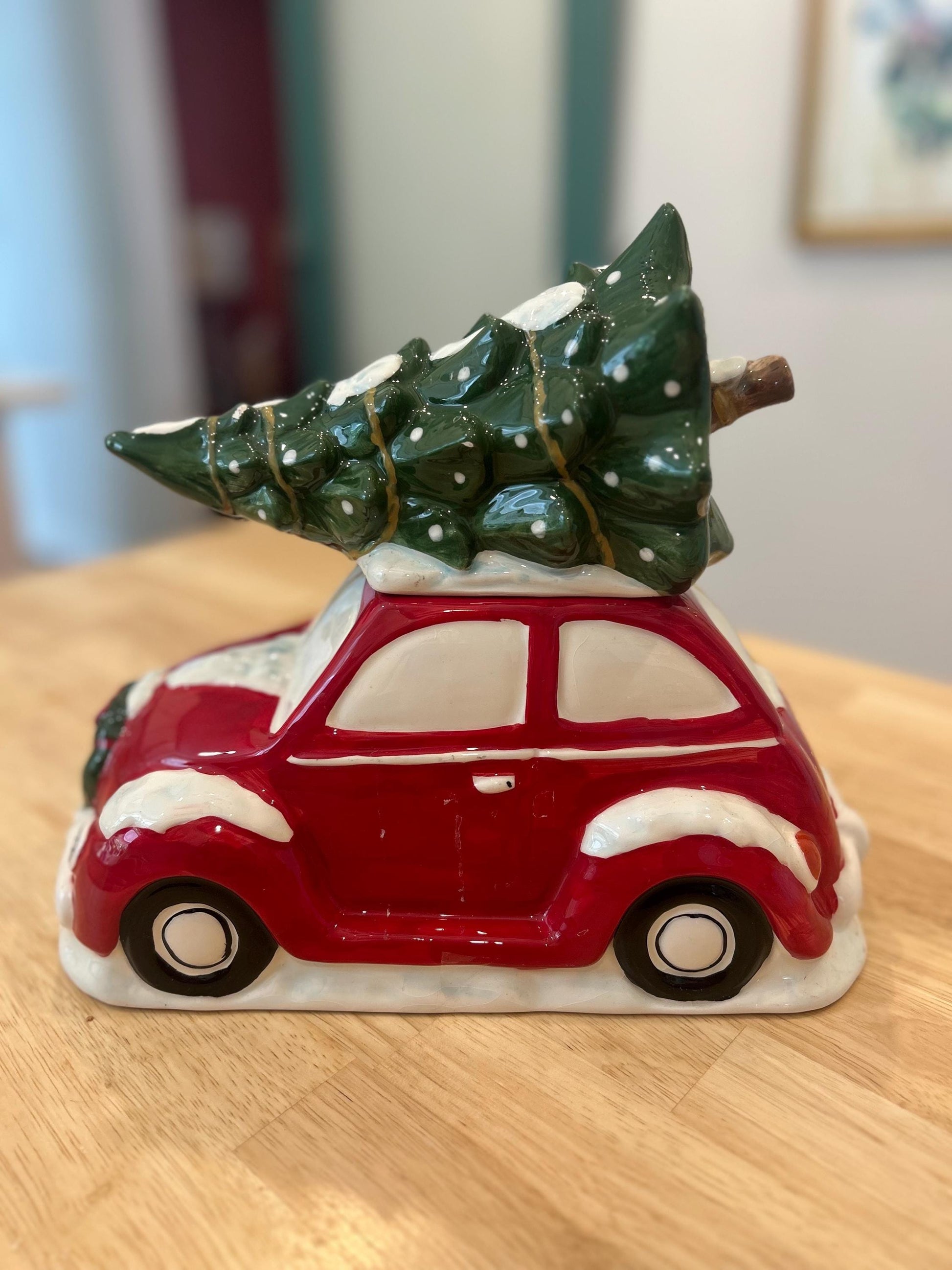 Red Bug with Tree Cookie Jar