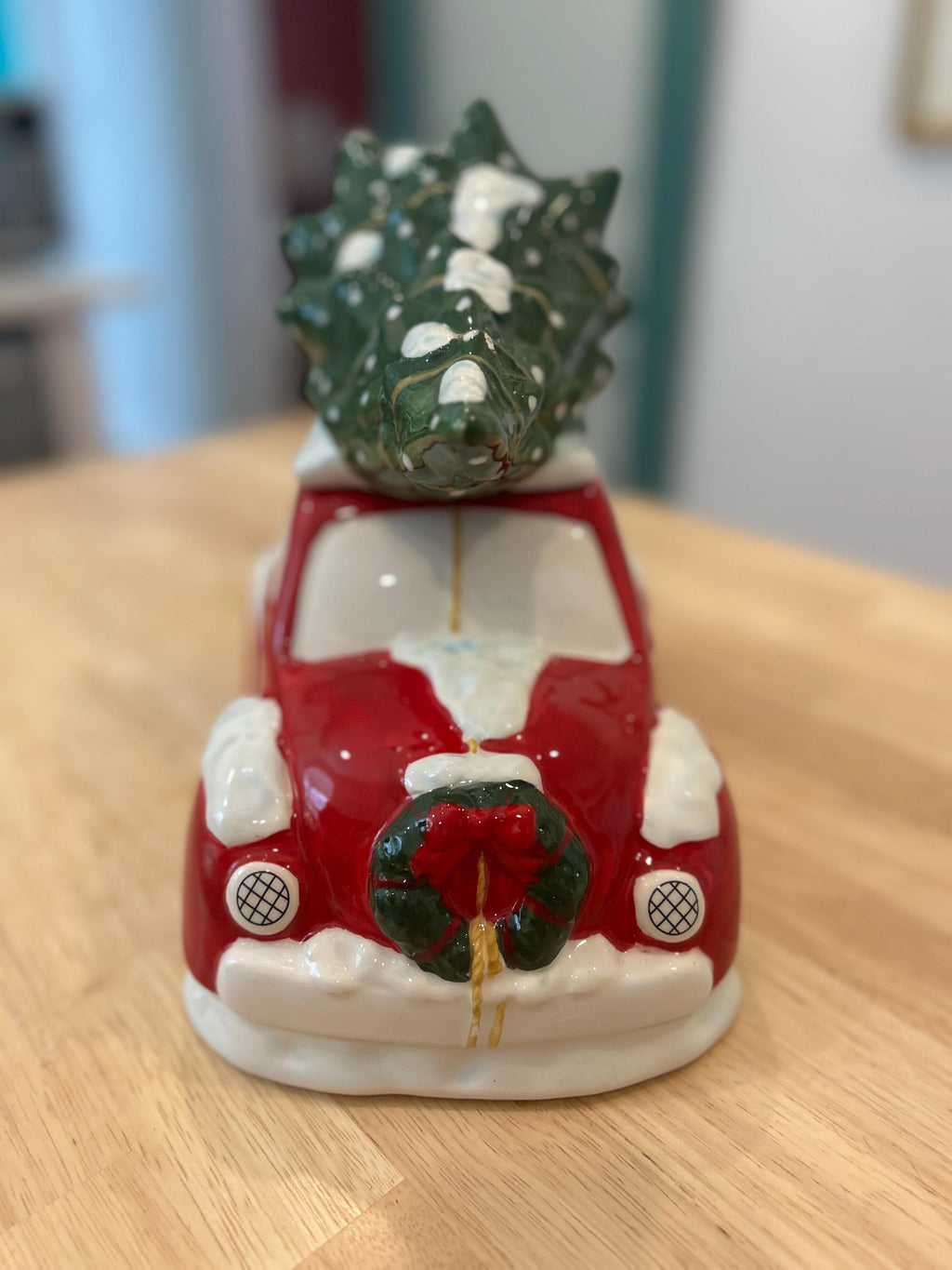 Red Bug with Tree Cookie Jar