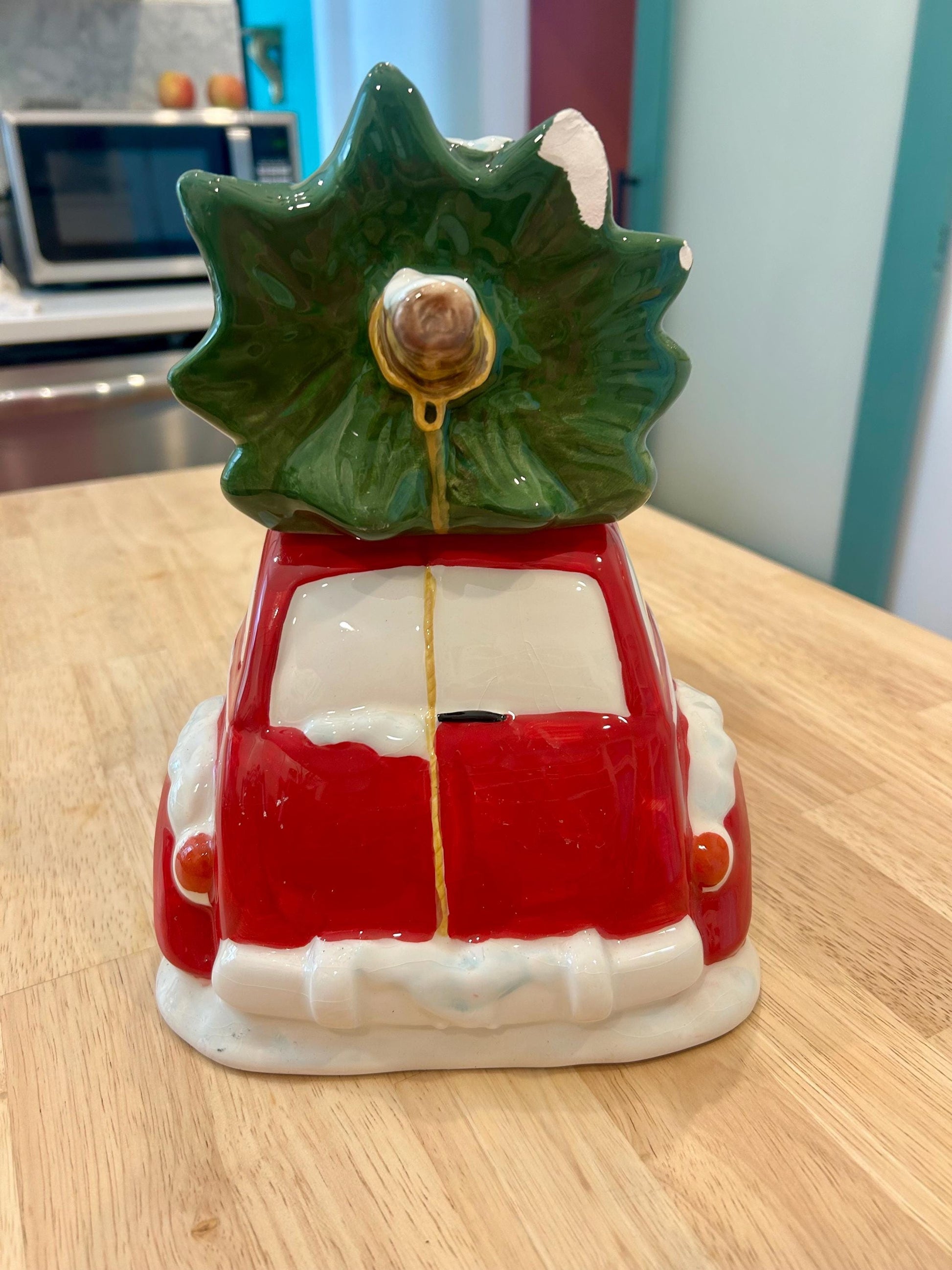 Red Bug with Tree Cookie Jar
