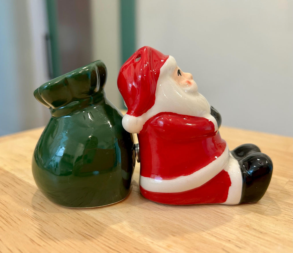Santa and Christmas Tree Salt & Pepper Shakers