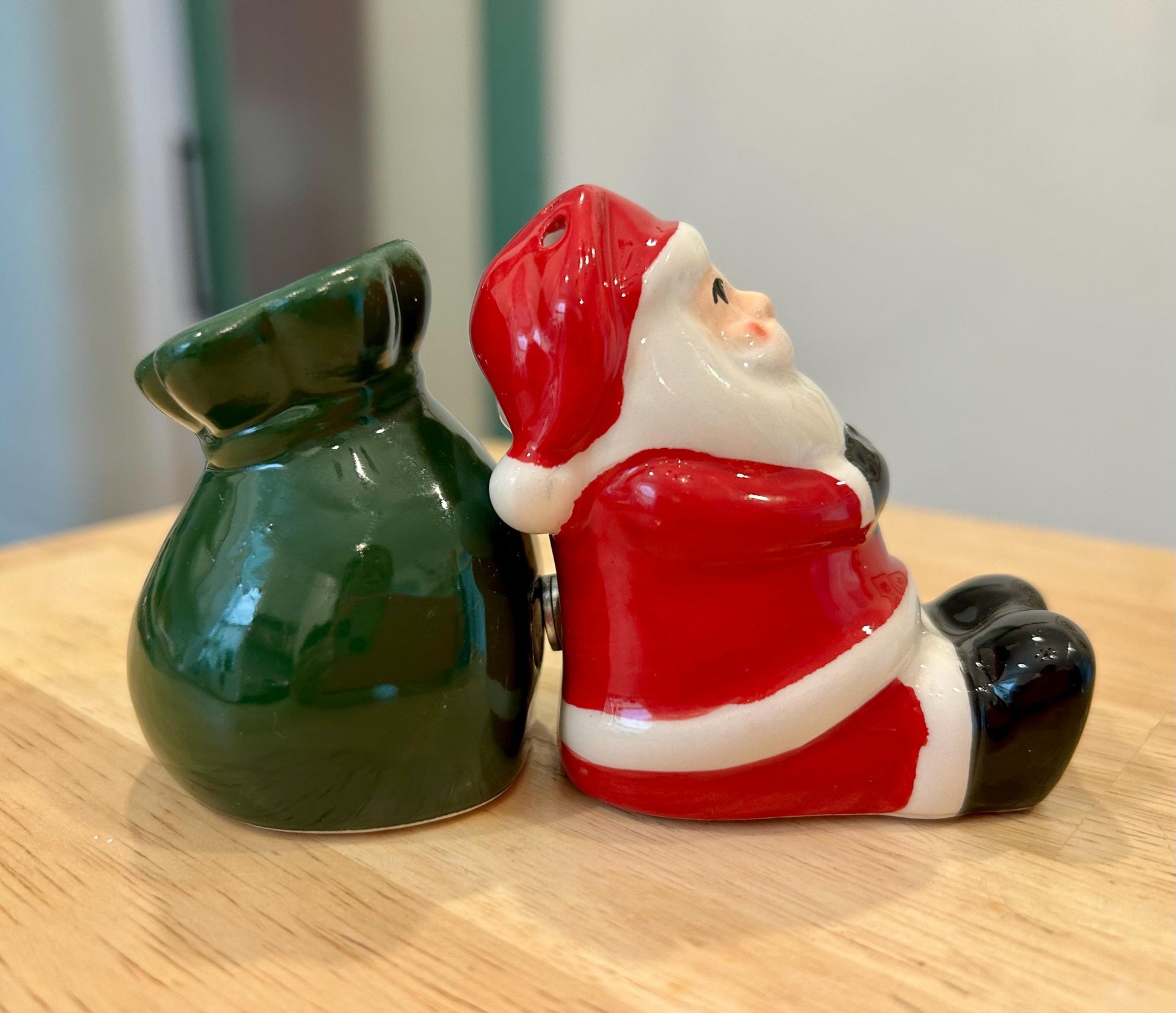 Santa and Christmas Tree Salt & Pepper Shakers