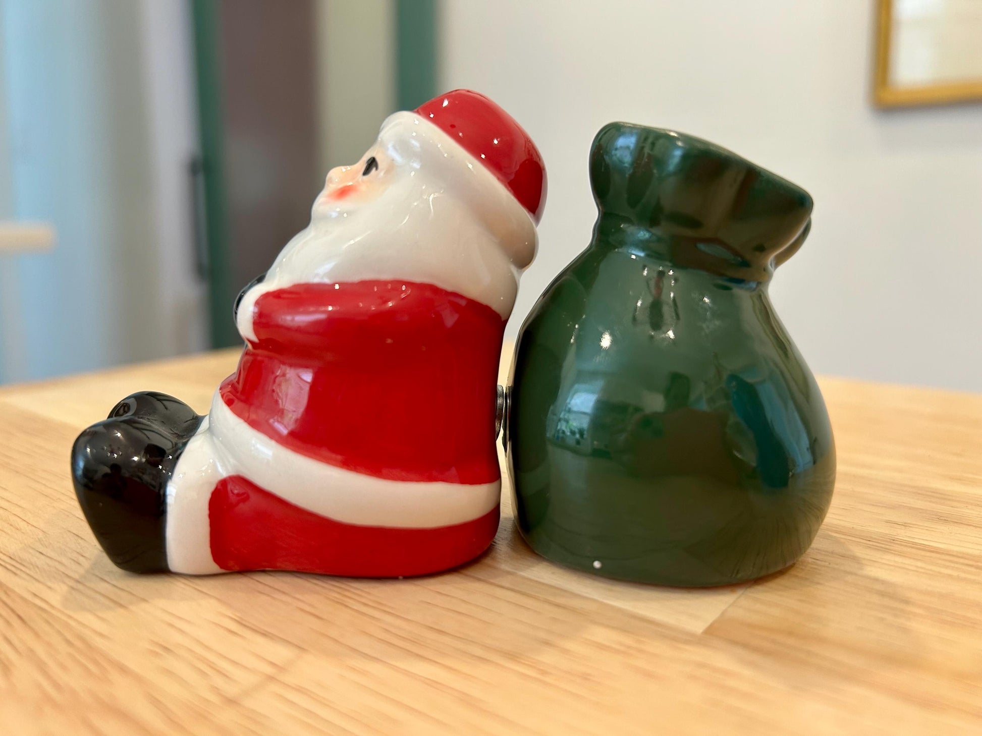 Santa and Christmas Tree Salt & Pepper Shakers